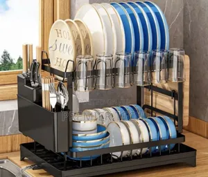 2 Layer Dishrack Advanced With Drainer