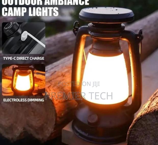 Solar Rechargeable Lantern Lamp - main view