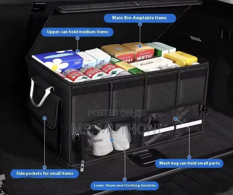 Unique Design High Quality !!Heavy Duty Car Boot Organizer