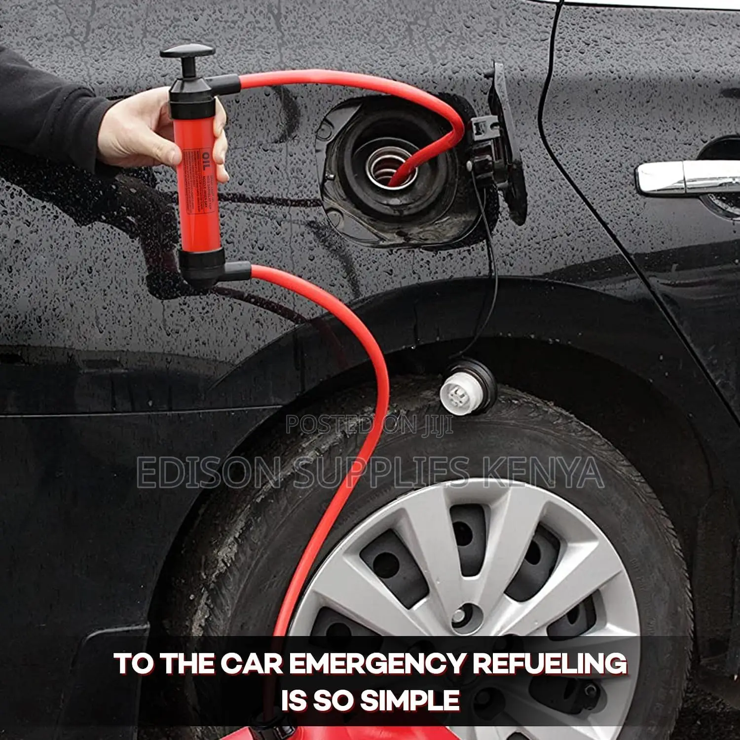 Oil Siphon Pump Fuel Fluids Transfer Car Multi Use Bike Pump