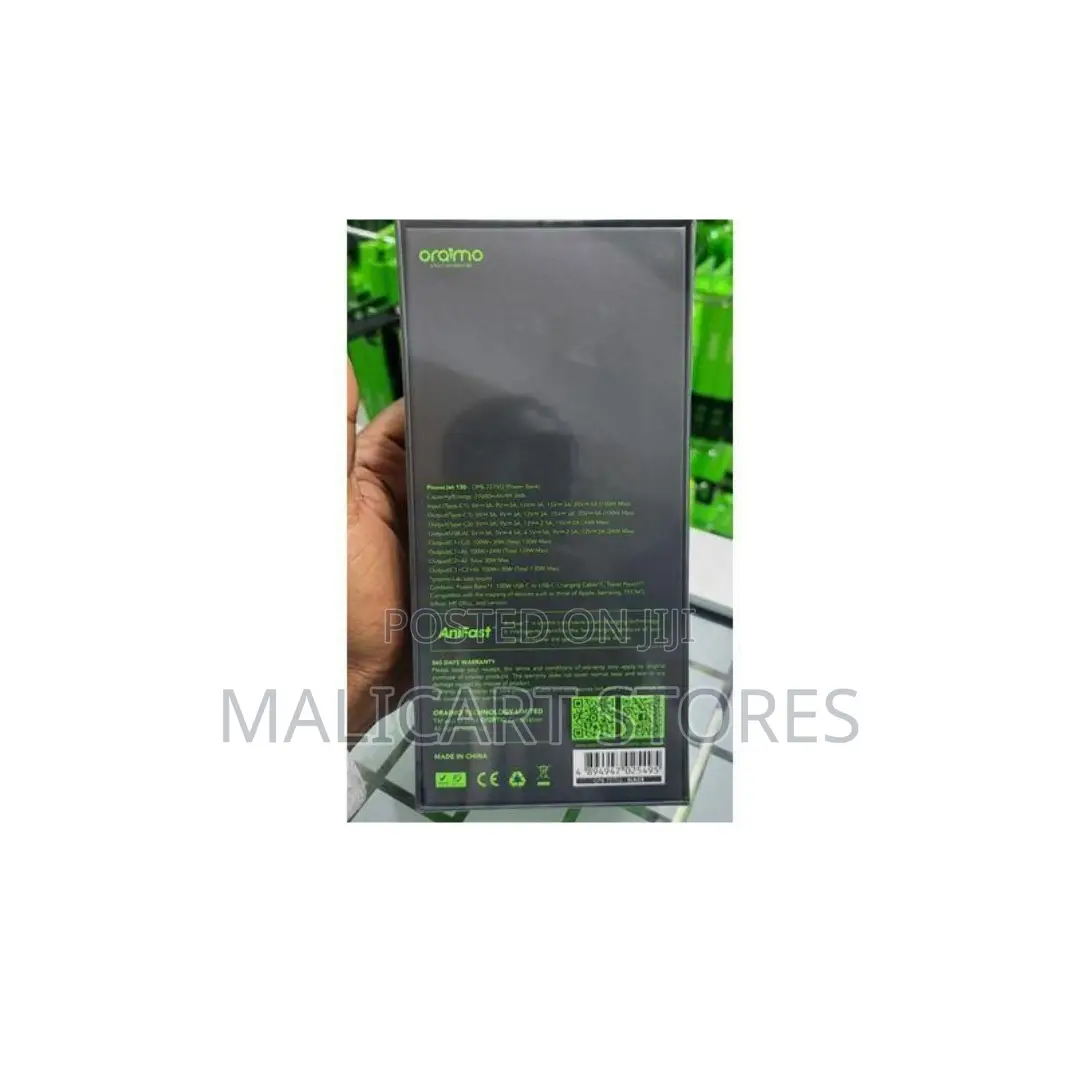 Oraimo Powerjet Opb-727sq 130w Power Bank for Laptops Phone