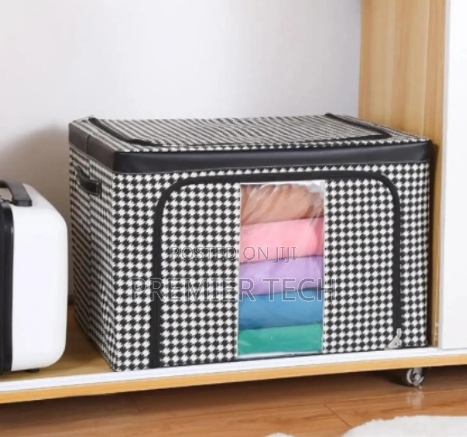 Checked Multipurpose Storage Bag