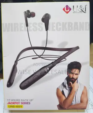 U&I Wireless Neckband Earphones*
Magnetic Earbuds
12hrs Talk