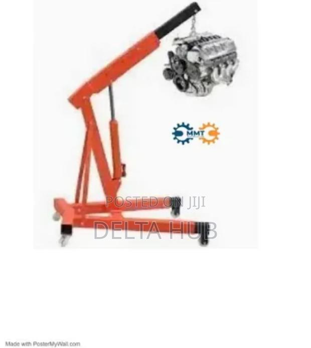 Foldable Engine Lift Crane – Space-Saving - main view