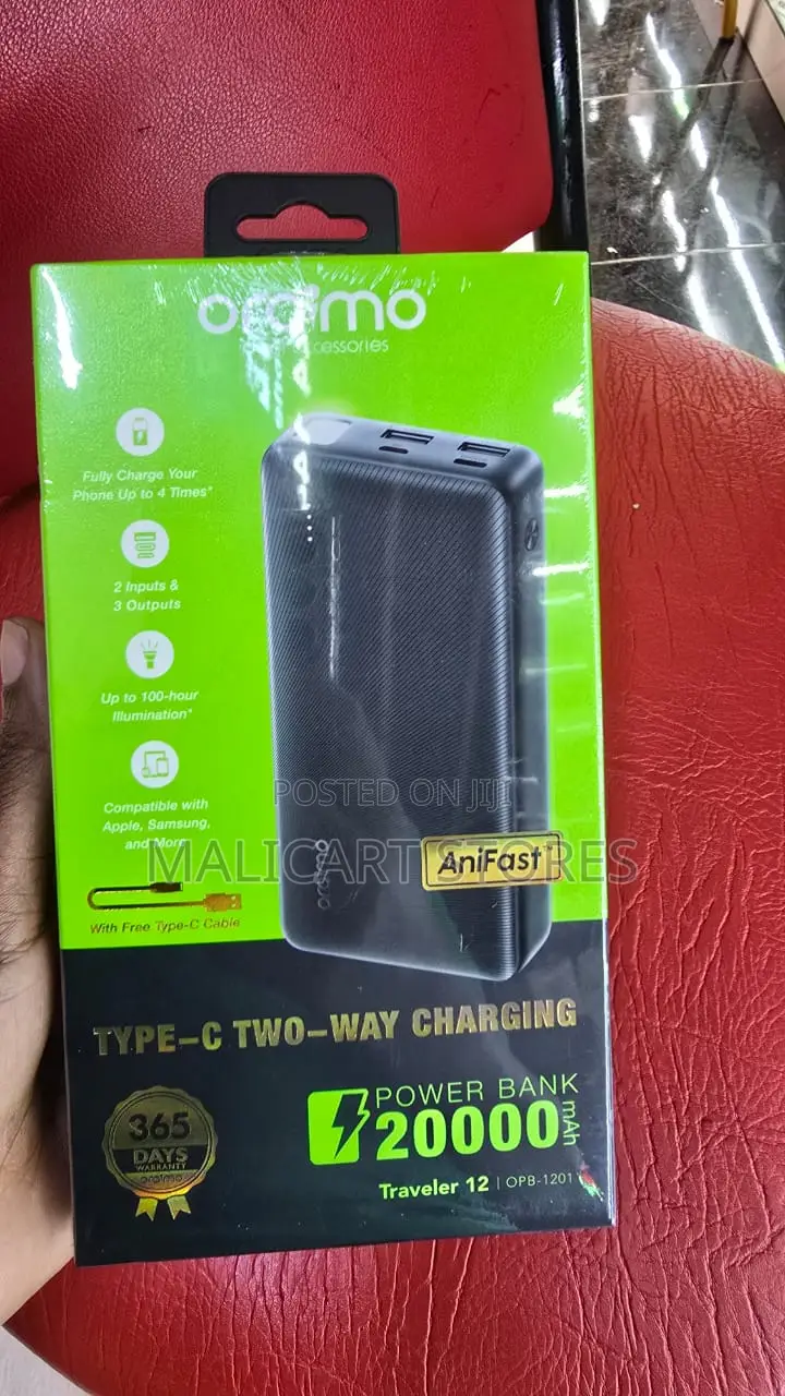 Oraimo Type C Two Way Charging Power Bank 2000mah