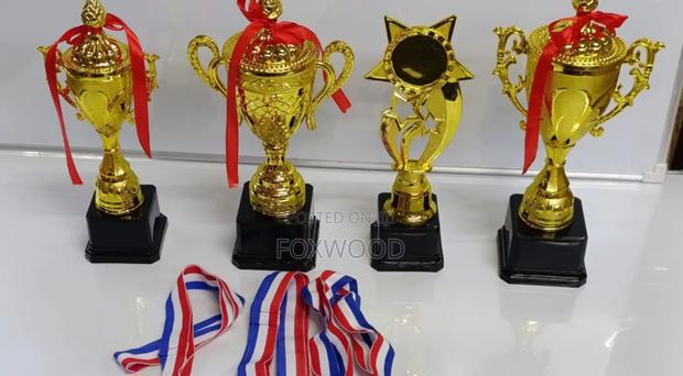 Golden Trophies, Commonly Awarded For Achievements. - thumbnail 2
