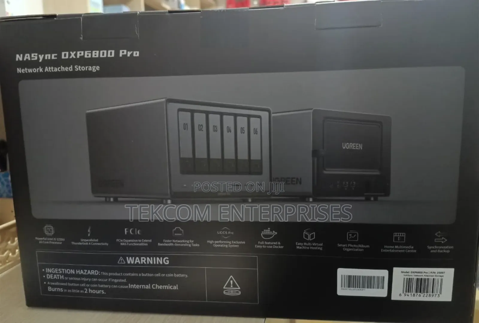 Ugreen Nasync Dxp6800 Pro 6-Bay Network Attached Storage