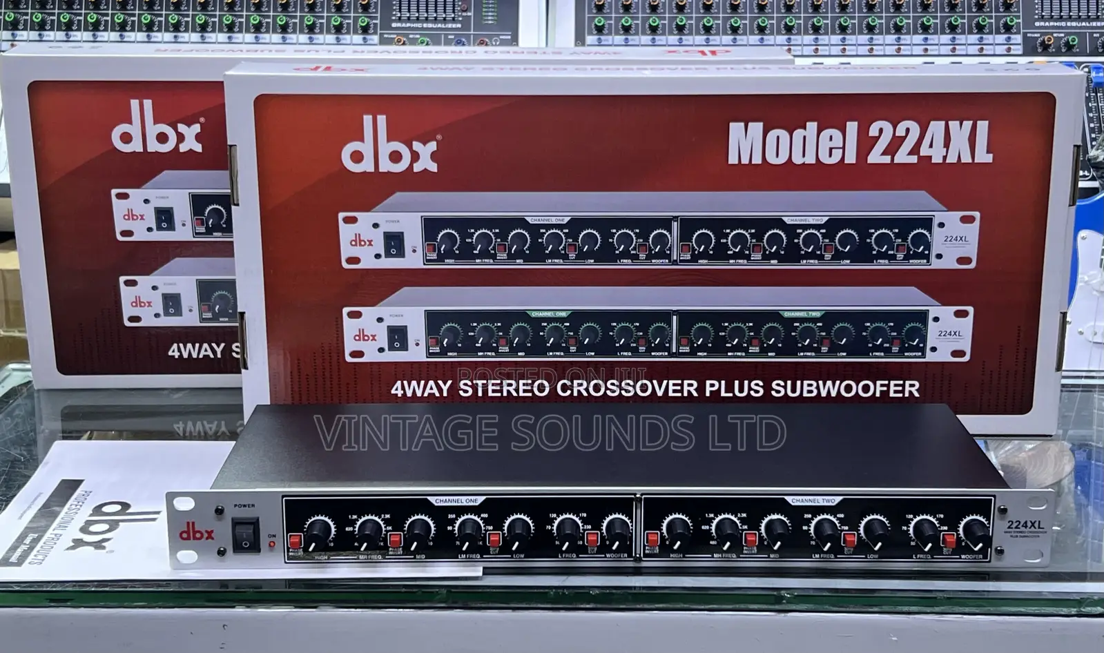 Dbx Model 224xl 4way Stereo Crossover +Sub