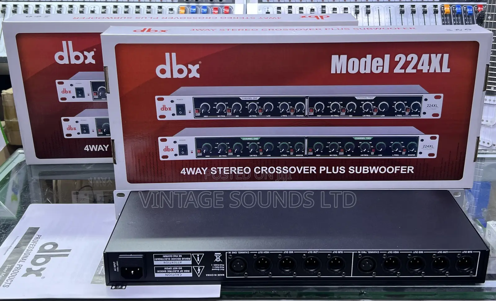 Dbx Model 224xl 4way Stereo Crossover +Sub