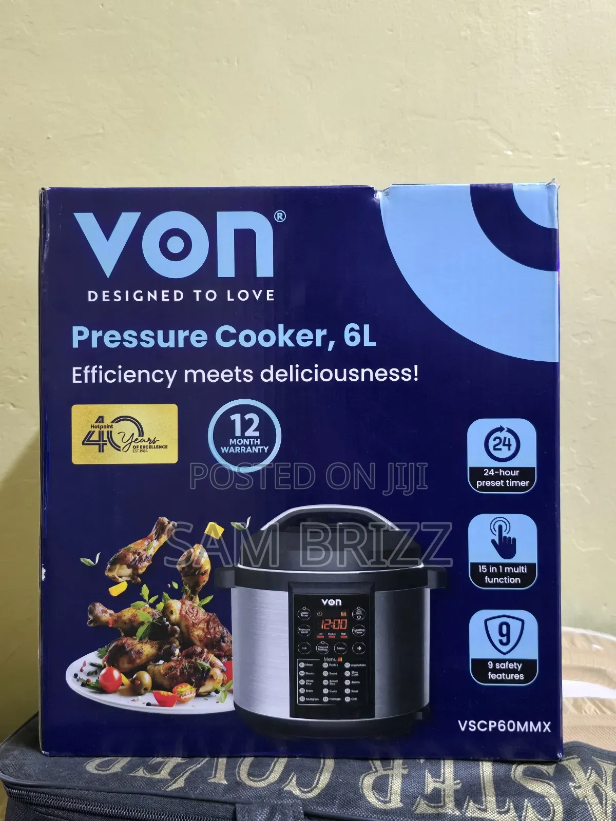 Von Pressure Cooker 6l