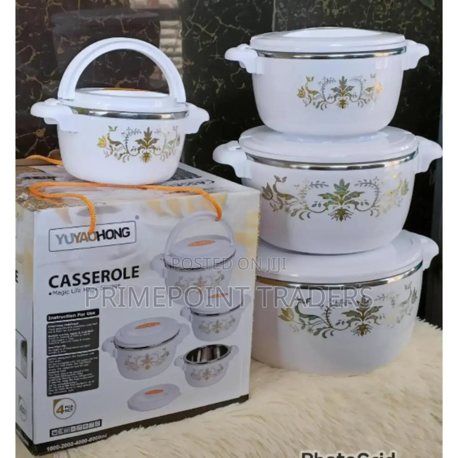 4pcs Casserole Hotpots✓