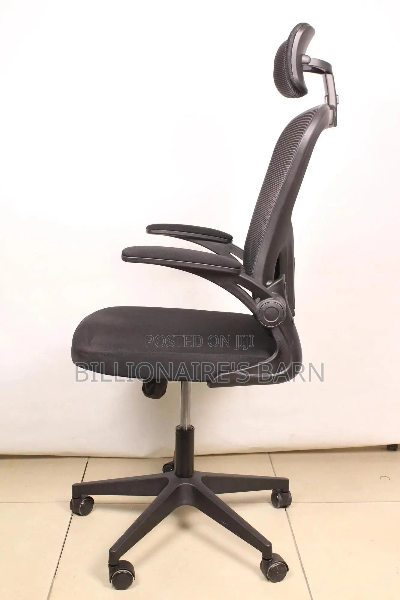 Swivel Gray High-Back Executive Mesh Office Chair