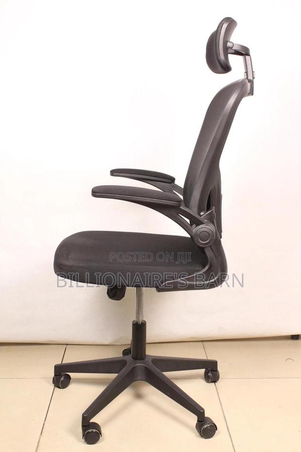 Swivel Gray High-Back Executive Mesh Office Chair