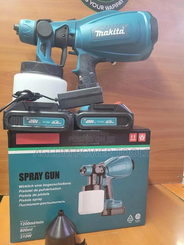 Cordless Spray Gun 36v With Two Batteries - main view