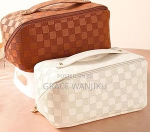 Pu Leather Cosmetic Pouch Bag - thumbnail 2