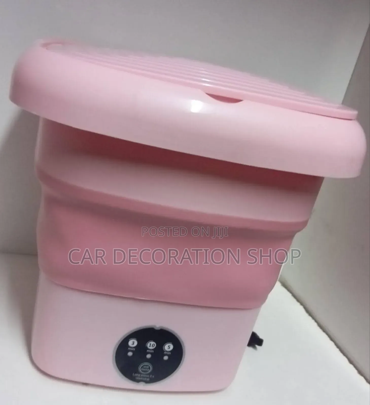 7.5l Pink Portable Washing Machine Soft Spin for Socks,Bra
