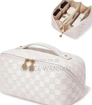 Pu Leather Cosmetic Pouch Bag