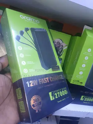 27000 Mah Oraimo Powerbank, Portable,Slim Design