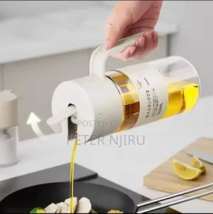 Automatic Glass Oil Jar/Dispenser.
550ml
*Off-White*