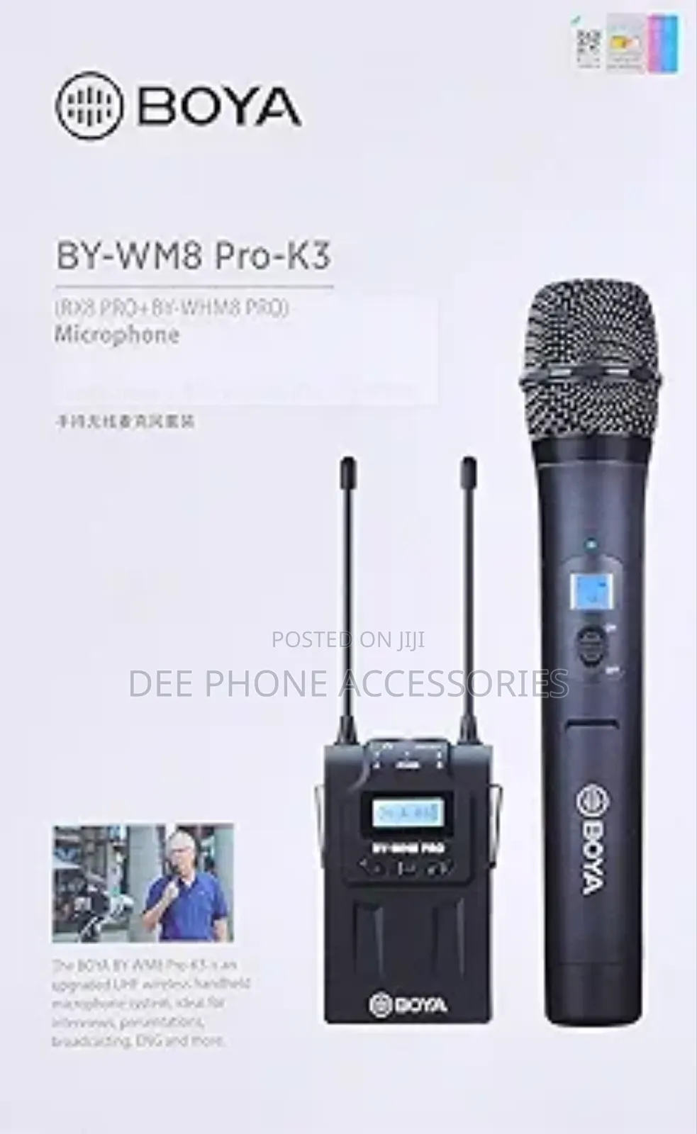 Boya By: Wm8 Pro Handheld Microphone