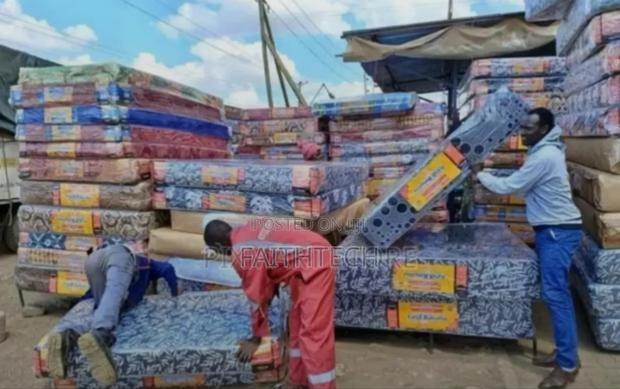 5*6 6inches Medium Density Plain Mattress - main view