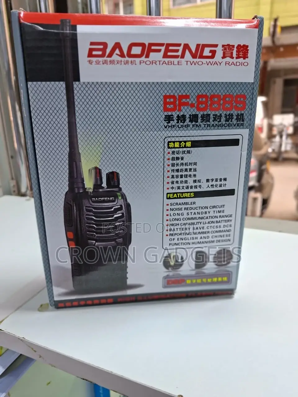 Baofeng Bf-888s Two-Way Radio Walkie Talkie Uhf