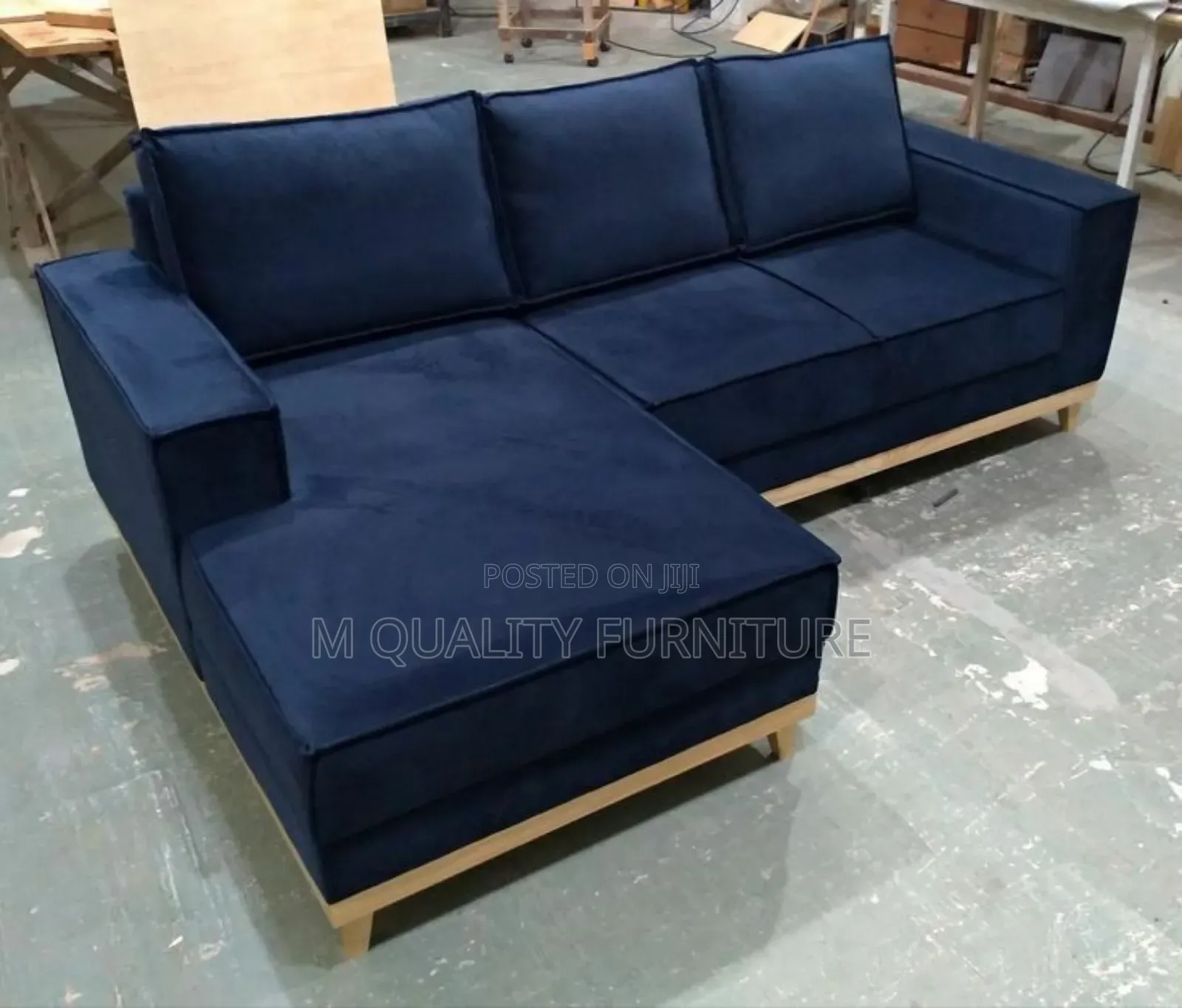 New Blue Elegant Sofas