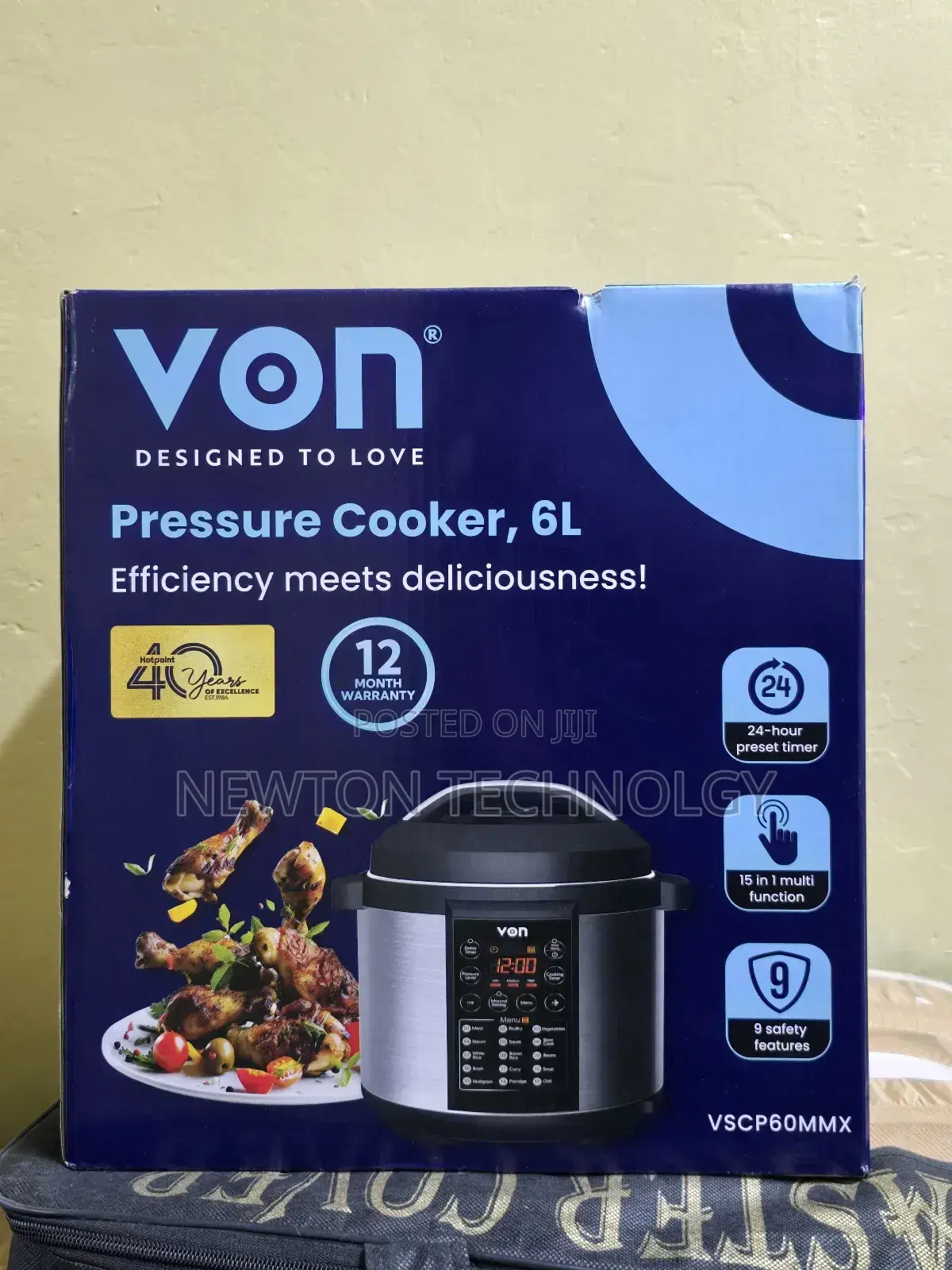 Von 6 Litres Pressure Cooker