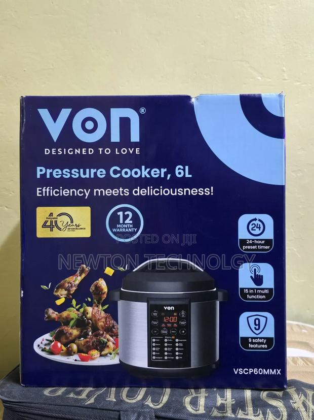 Von 6 Litres Pressure Cooker