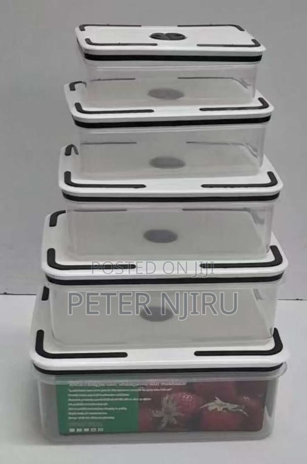 5in 1 Fridge Storage Containers 
Available