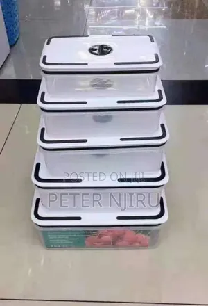 5in 1 Fridge Storage Containers 
Available