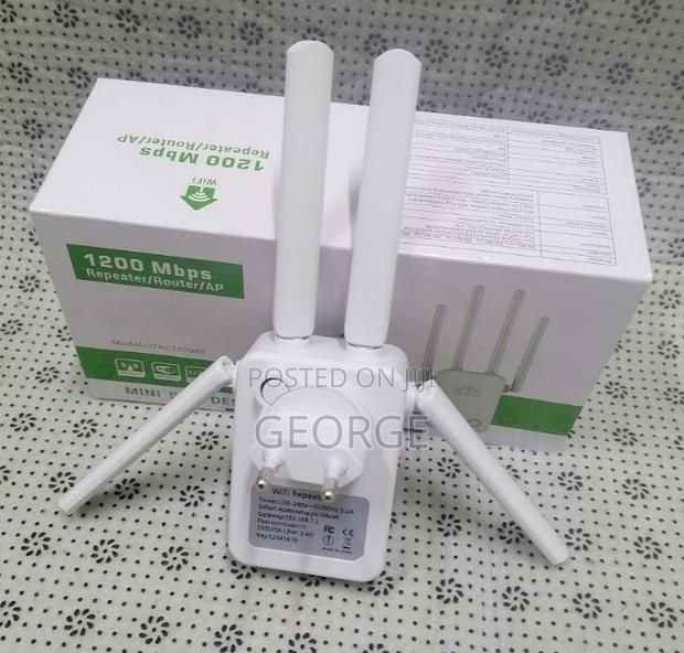 2.4g,5g Wi-Fi Dual Band Repeater 1200 MBPS 3 in 1