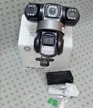 Triple Les 4g /Wifi Electric CCTV Camera 360 Degrees