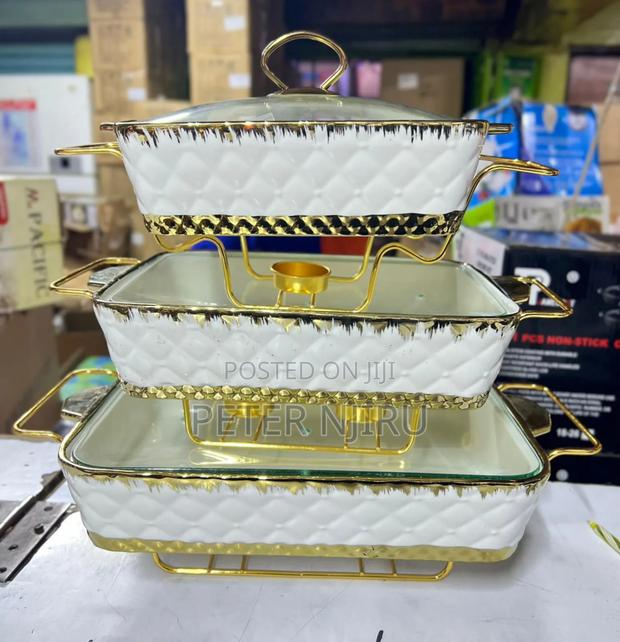 3 PCS Chaffing Dishes at 6500