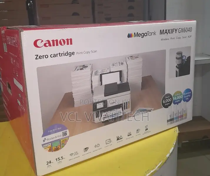 Canon Maxify Gx6040 MFP Duplex Inkjet Printer Wi-Fi .