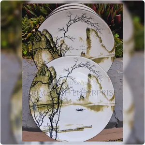 6pcs Golden Plates