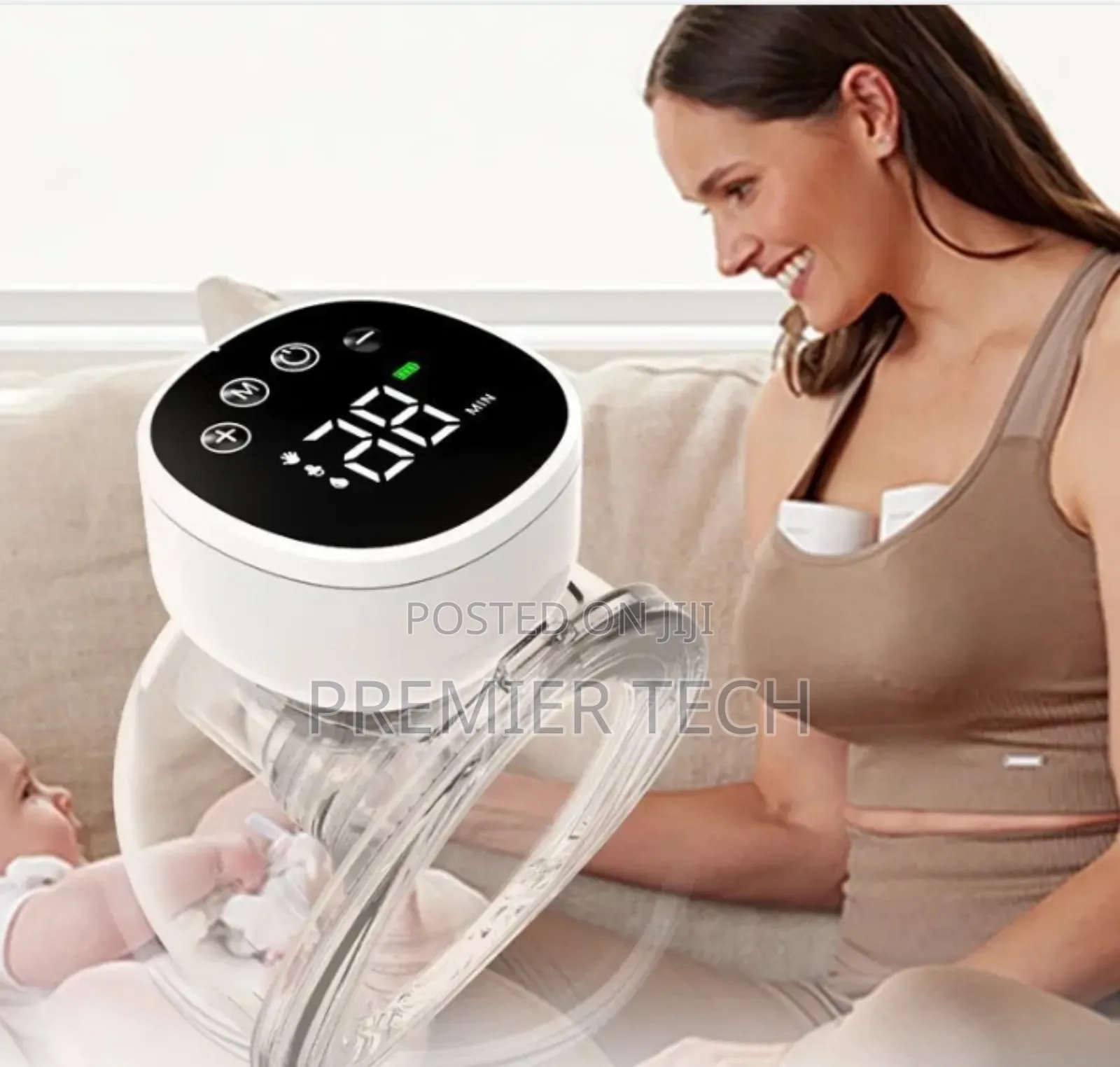 2/PCS Wearable Electric Breast Pump