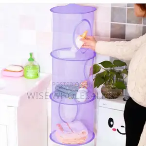 *Toys /Socks/ Panties Collection Storage Net Barrel Organize
