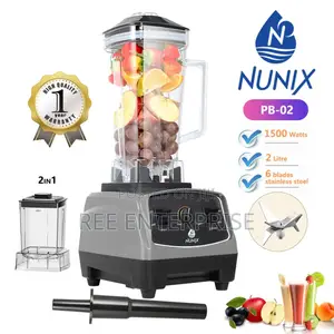 Heavy Duty 2 in 1 Nunix Commercial Blender