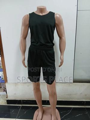 Plain Black Basketball Jerseys - thumbnail 2