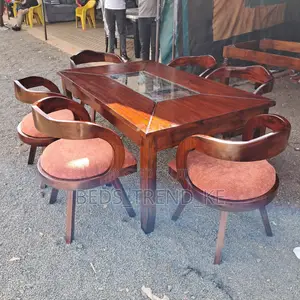 Stylish Wooden 6 Seater Dining Set