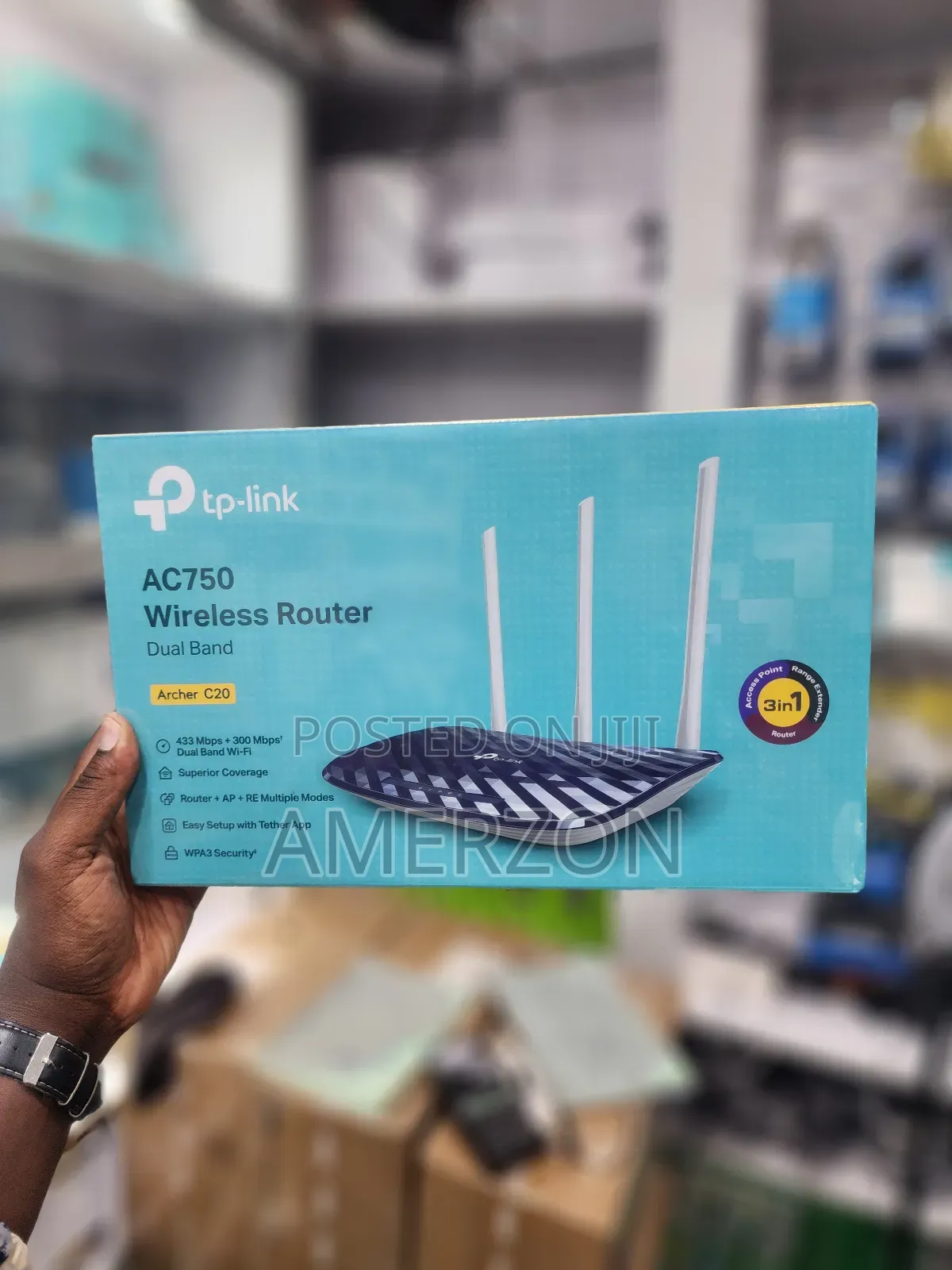 Tp-Link Ac750 Wireless Dual Band Router - Tl-Archer C20
