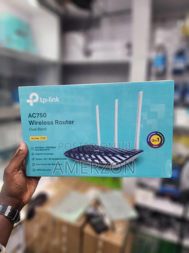 Tp-Link Ac750 Wireless Dual Band Router - Tl-Archer C20