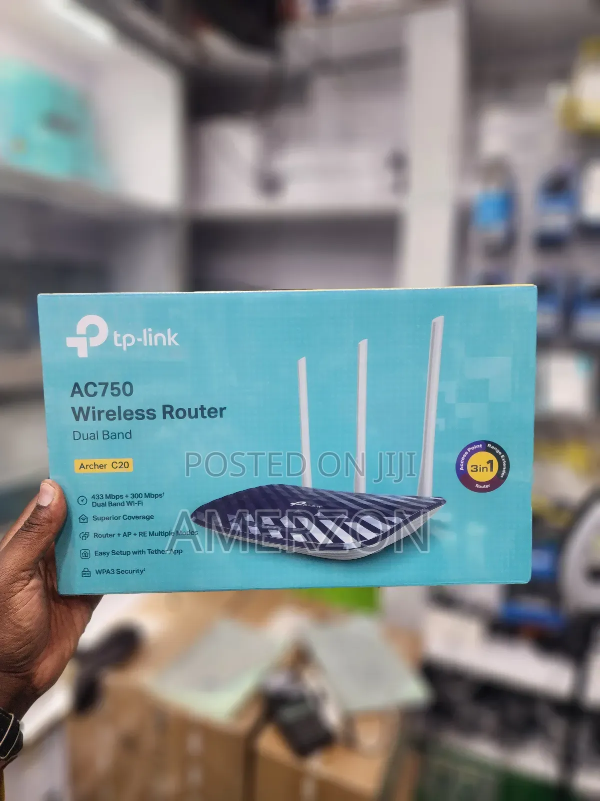 Tp-Link Ac750 Wireless Dual Band Router - Tl-Archer C20