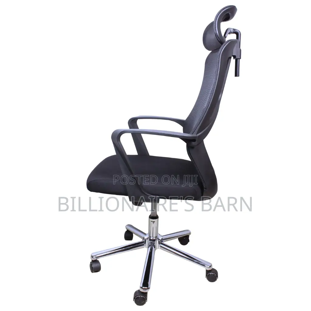 Crospy High-Back Mesh Office Chair With Headrest