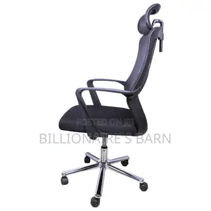 Crospy High-Back Mesh Office Chair With Headrest