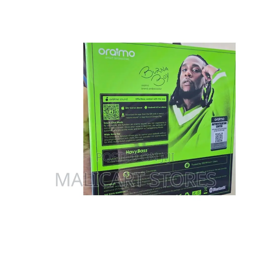 Oraimo Spacebuds Otw-630 Anc 50db Hybrid Noice