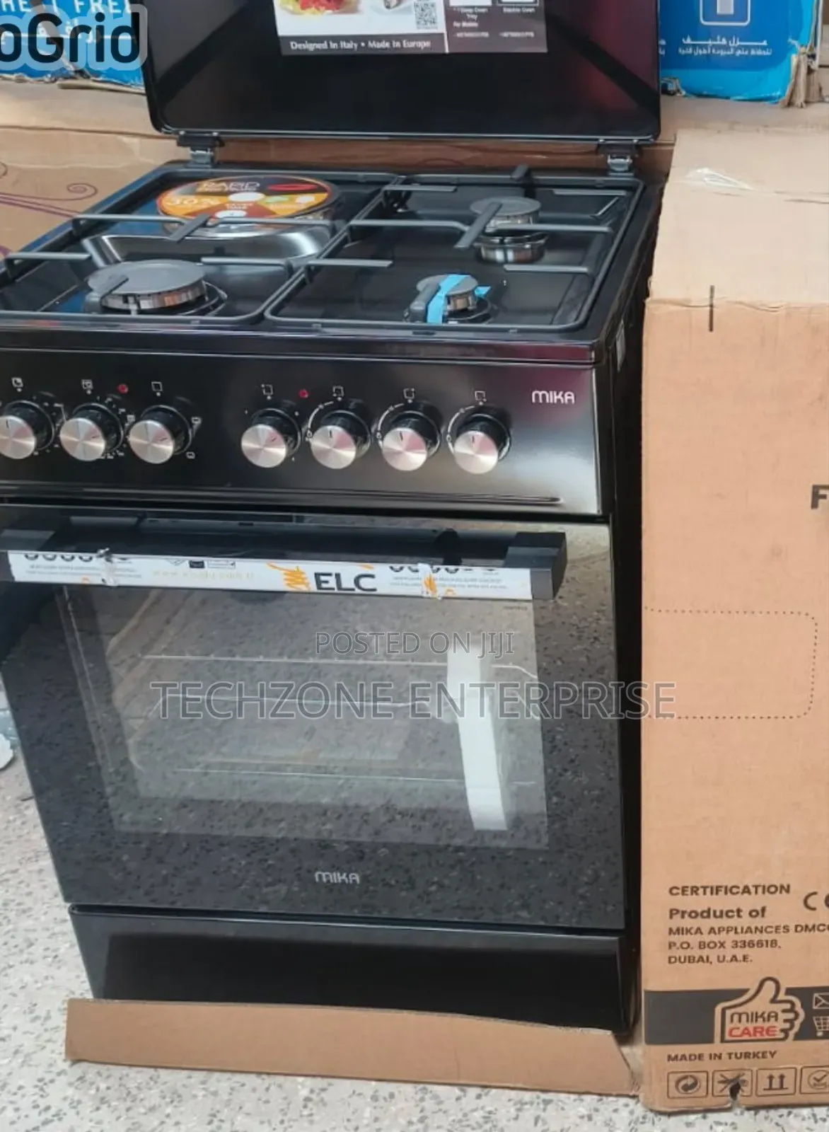 Mika (Mst6060u31esl) 60×60cm 3~Gas+1~Electric Gas Cooker 