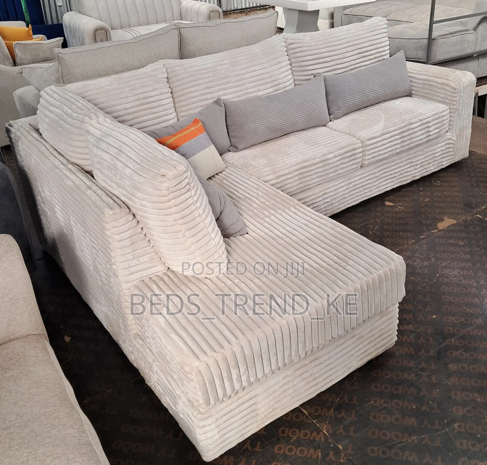 Designer-inspired 6 Seater L Seat