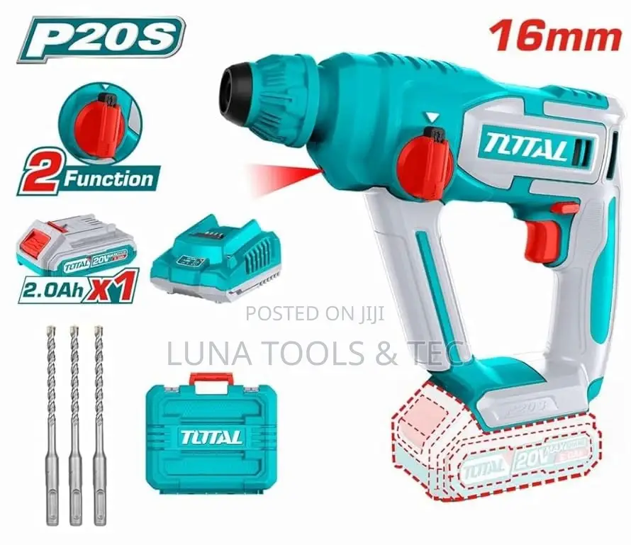 Total Trhli201881 Cordless Rotary Hammer 20v